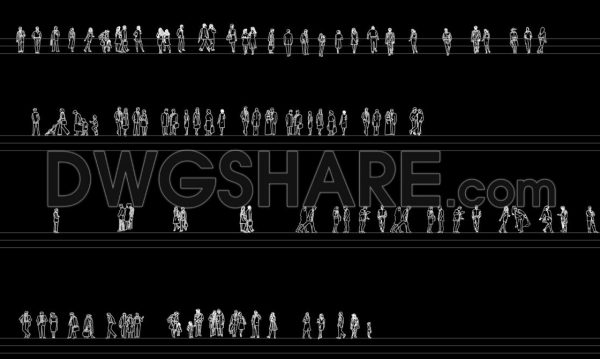 86.Autocad Drawings Of People Details For Download