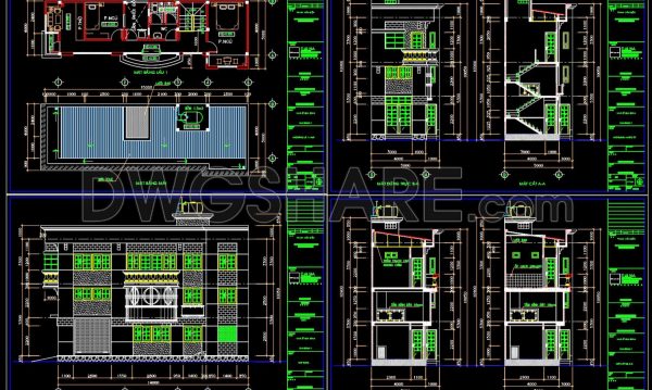 3 years ago
                

                
             1,411Autocad Drawings Of 3-Story Modern House 5m x14m For Download