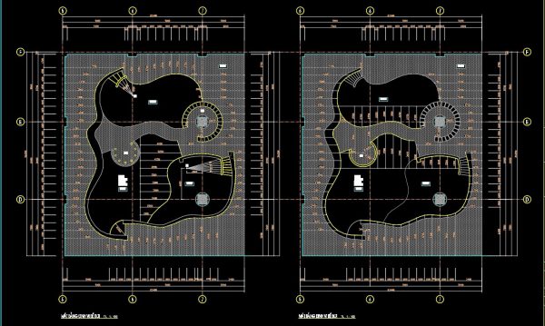 16.Autocad Drawings Of Swimming Pool Details For Download