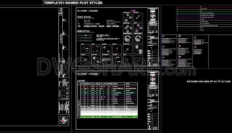 26.Title blocks layout in metric (1)