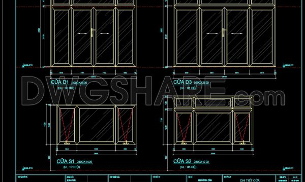 3 years ago
                

                
             1,030391.Free cad blocks Detail doors, windows DWG download