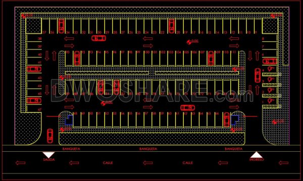 3 years ago 55667. Autocad Drawings Of estacionamiento vehicular For Free Download