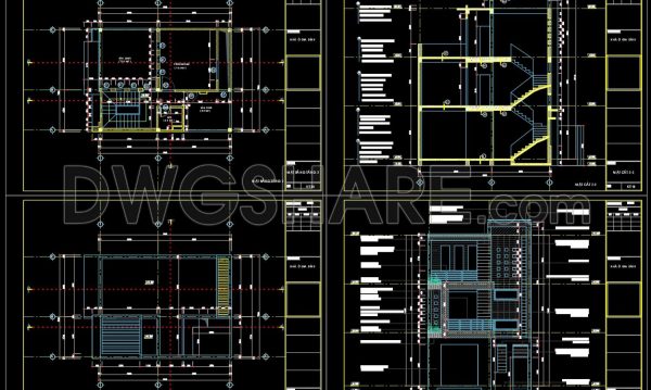 3 years ago
                

                
             1,516Autocad Drawings Of 3-Story Modern House 7m x9m For Download