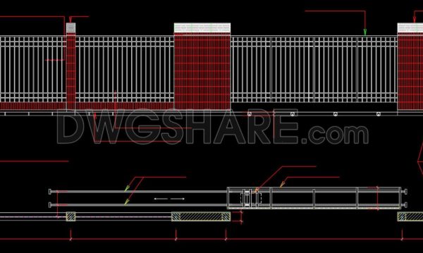 3 years ago
                

                
             1,779113.Fence DWG With Detailing For Free Download