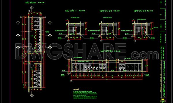 3 years ago
                

                
             1,273133.WC Layout Plan and elevations details AutoCAD drawing download