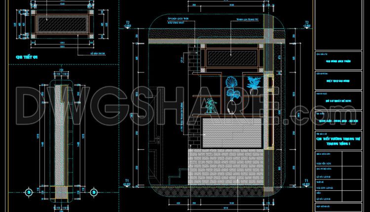 155.Detailed AutoCAD drawings of balconies, decorative wall sections available for download