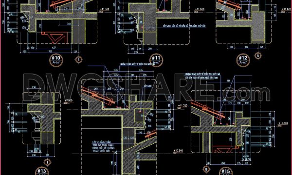 3 years ago
                

                
             4,925164.Autocad drawing of the roof gutter drainage detail available for download