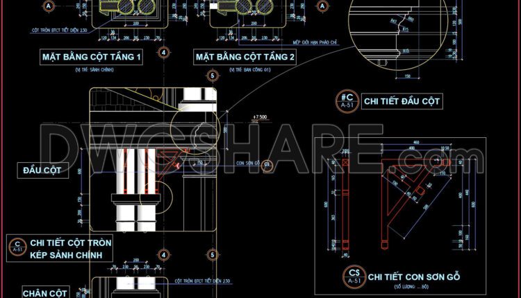 165.Autocad drawings of the detailed vertical face of a balcony available for download