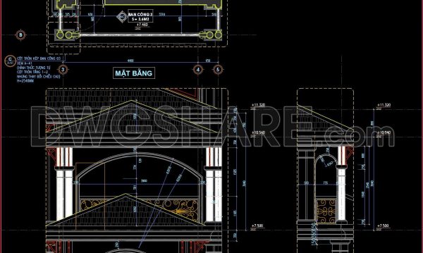 3 years ago
                

                
             533167.Autocad drawings of the detailed vertical face of a balcony available for download