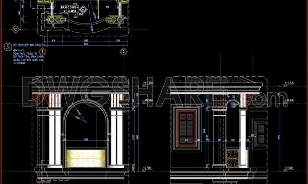 3 years ago
                

                
             657168.Autocad drawings of the detailed vertical face of a balcony available for download