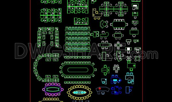 3 years ago
                

                
             3,64021.Office furniture plan view AutoCAD blocks free download