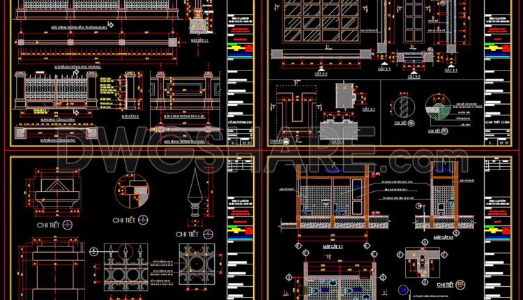 Autocad Drawings Of 1-Story Hospital A Complete Project 12.3×25.7m For Download