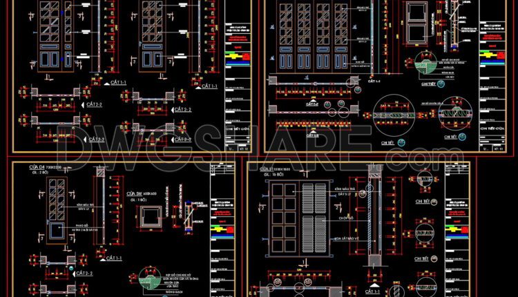 Autocad Drawings Of 1-Story Hospital A Complete Project 12.3×25.7m For Download