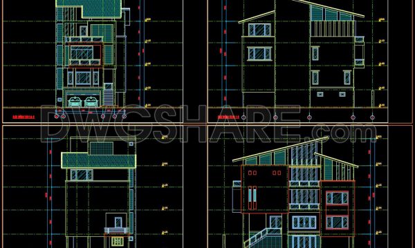 3 years ago
                

                
             1,879Autocad Drawings Of 4-Story Modern House 10m x17.5m For Download