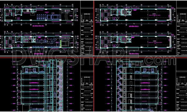 3 years ago
                

                
             2,039Autocad detailed design drawing of a 7-story building for rent with an area of 80m2 available for download