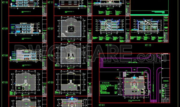 3 years ago
                

                
             3,882Autocad detailed design drawings of a 3-story shopping center with an area of 25m x 30m for download
