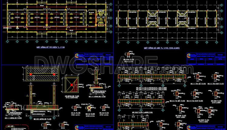 Detailed drawings of a single-story preschool available for download
