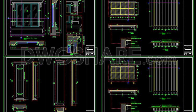 Drawings Of 4-Story House A Complete Project 7.5mx24.5m For Download