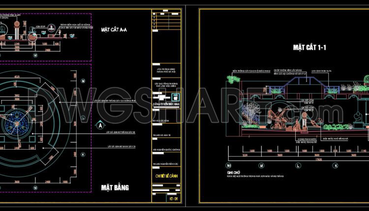 118.The drawing is a floor plan of the garden area for an office building construction project