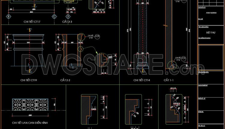 173.Autocad detailed drawing of the vertical elevation of a townhouse