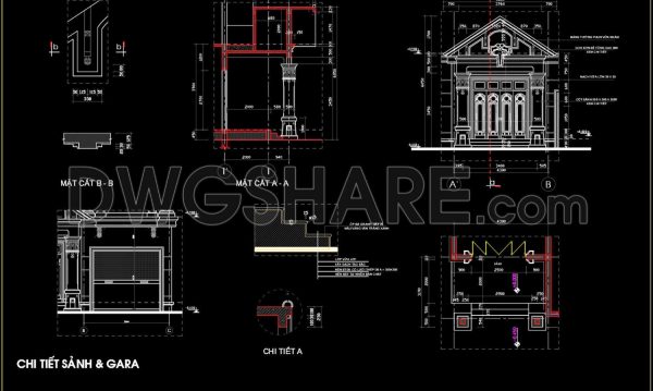 3 years ago
                

                
             1,075174.Detailed AutoCAD drawings of vertical elevations and classic balconies