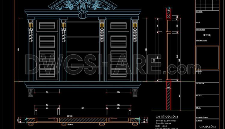 403.Detailed AutoCAD Drawings Of Doors For Download