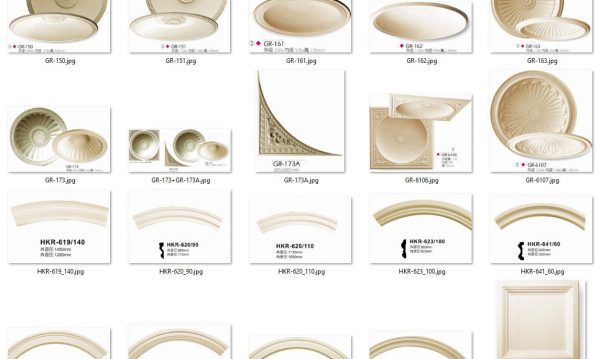 3 years ago
                

                
             1,11060 models of gypsum ceiling medallions, arches, and semi-circular components in CAD drawings