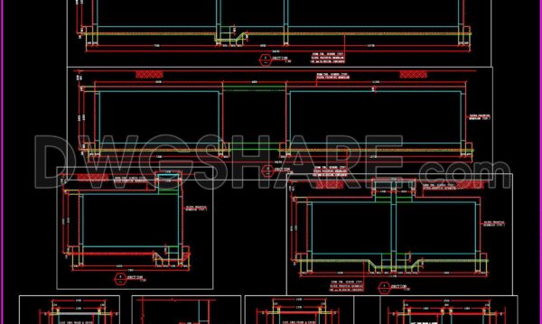 86.Autocad Drawings Of Irrigation Tank Reinforcement Details For Download