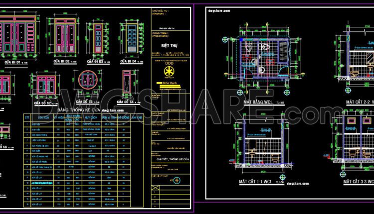 Drawings Of 3-Story House A Complete Project 11mx20m For Download