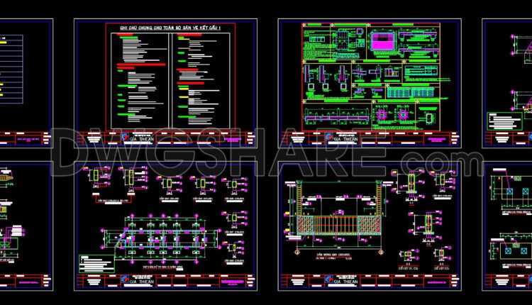 Drawings Of 4-Story House A Complete Project 4mx17m For Download