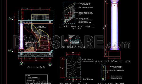 3 years ago
                

                
             1,737109.Detailed drawings of stairs in autocad file