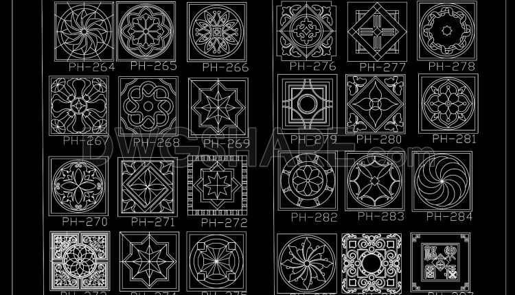 242. Paving Design CAD Blocks