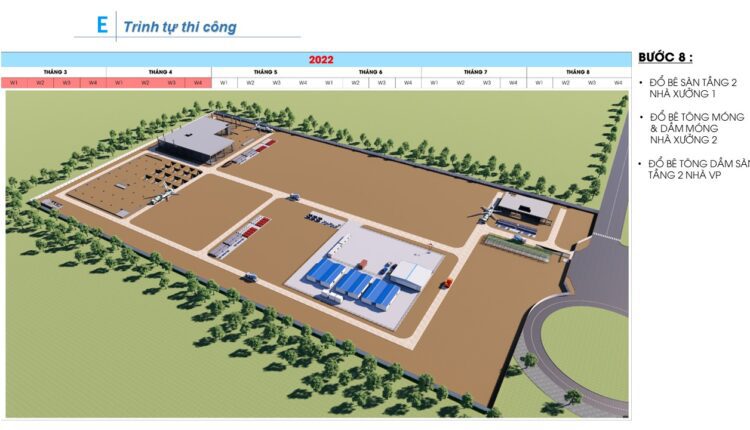 AutoCAD drawing of the detailed construction method for a workshop