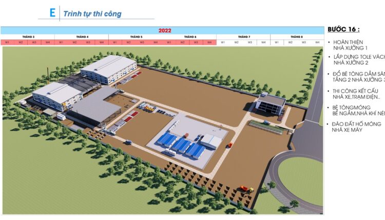 AutoCAD drawing of the detailed construction method for a workshop