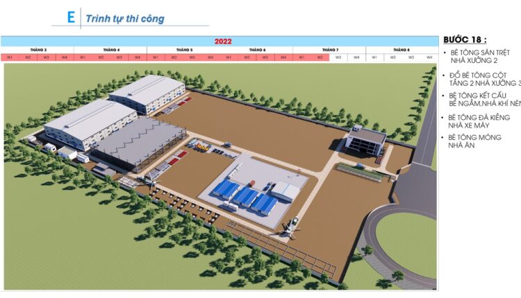 AutoCAD drawing of the detailed construction method for a workshop