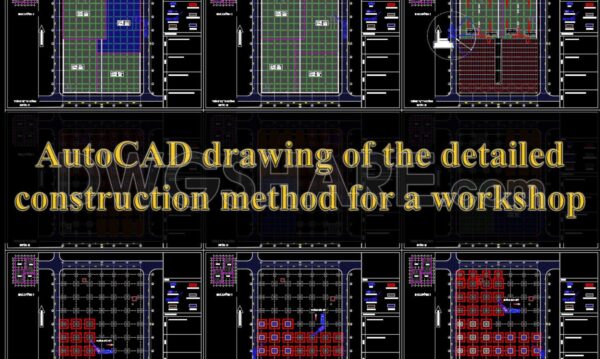 3 years ago
                

                
             1,324AutoCAD drawing of the detailed construction method for a workshop
