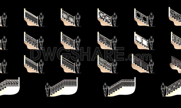 3 years ago
                

                
             1,480111.Detailed drawings of handrails modern and classic in autocad file