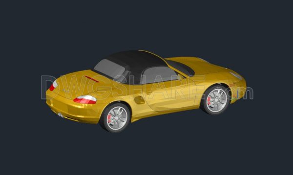 84.Autocad Drawing Of Porsche Boxter S For Download