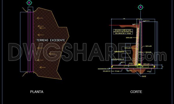 3 years ago
                

                
             1,59598.Autocad Drawing Of Retaining Wall Section Details For Download
