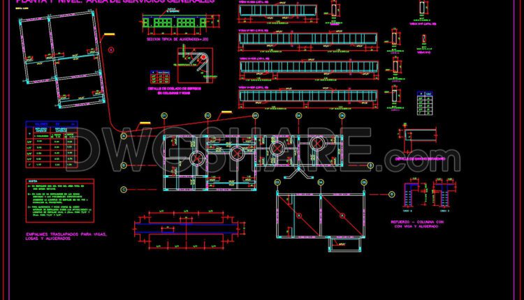 106.Autocad Drawing Of Swimming Pool Reinforced Concrete For Download (1)