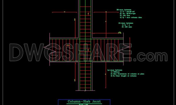 3 years ago
                

                
             1,624111.Autocad Drawing Of Column Slab Typical Reinforcement Detail For Download
