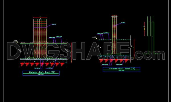 3 years ago
                

                
             1,231112.Autocad Drawing Of Column Raft joint Reinforcement Detail For Download