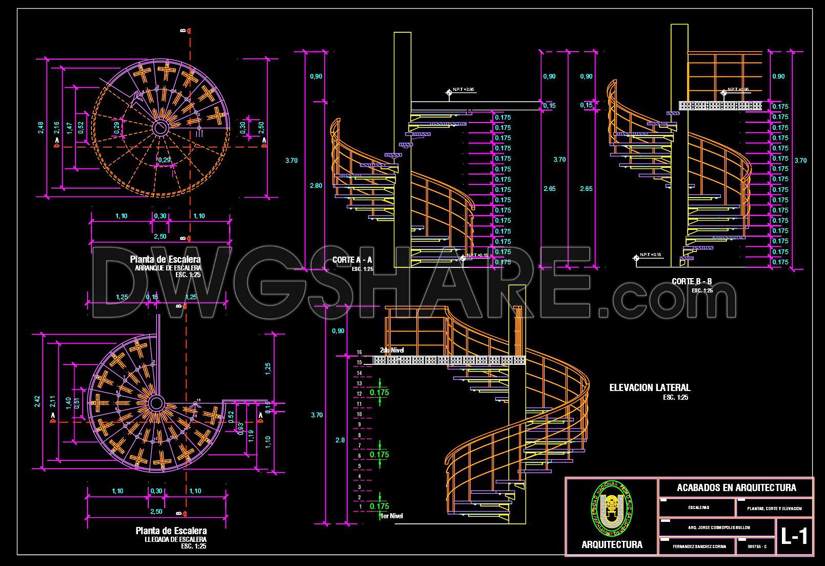 How To Draw Circle Stairs In Autocad How To Draw Circle Stairs In Autocad