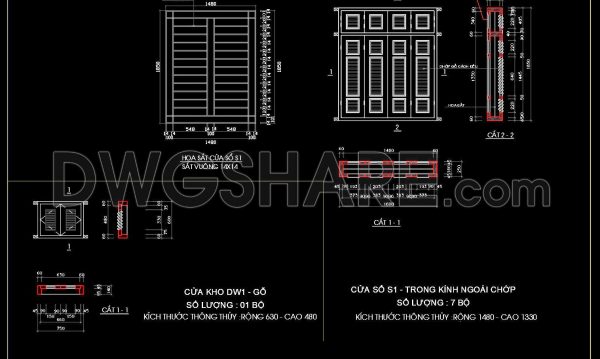 3 years ago
                

                
             582429.Detailed AutoCAD Drawings Of Doors, Windows For Download