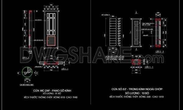 3 years ago
                

                
             605430.Detailed AutoCAD Drawings Of Doors, Windows For Download