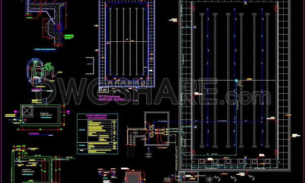 18.Autocad Drawings Of Semi Olympic Pool Details For Download