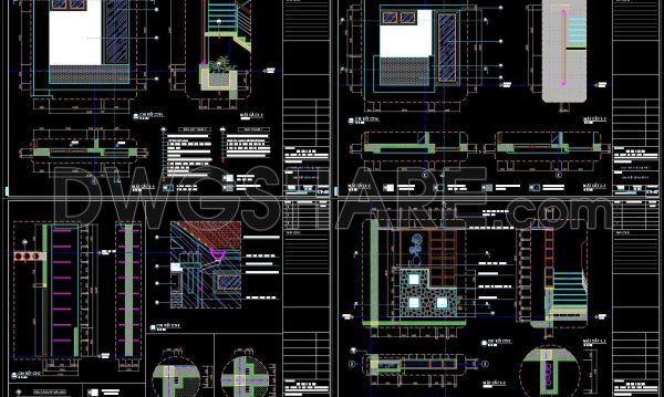 2 years ago
                

                
             1,646216. Detailed CAD drawings of vertical facades in Modern architecture
