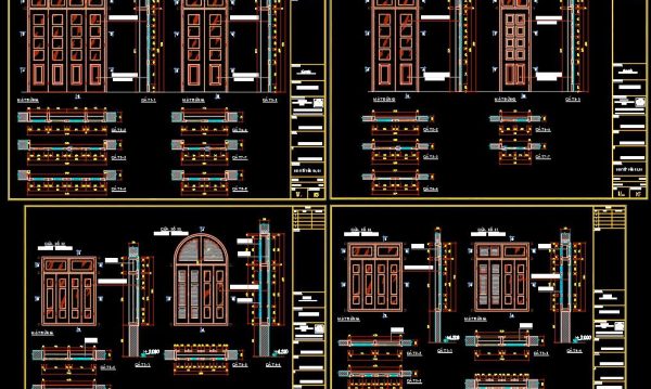 3 years ago
                

                
             1,347448.Detailed AutoCAD Drawings Of Doors, Windows For Download