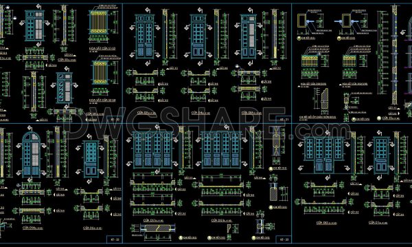 3 years ago
                

                
             1,295452.Detailed AutoCAD Drawings Of Doors, Windows For Download