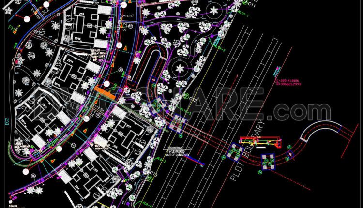 66. Autocad Drawing Of Pedestrian Bridge For Download